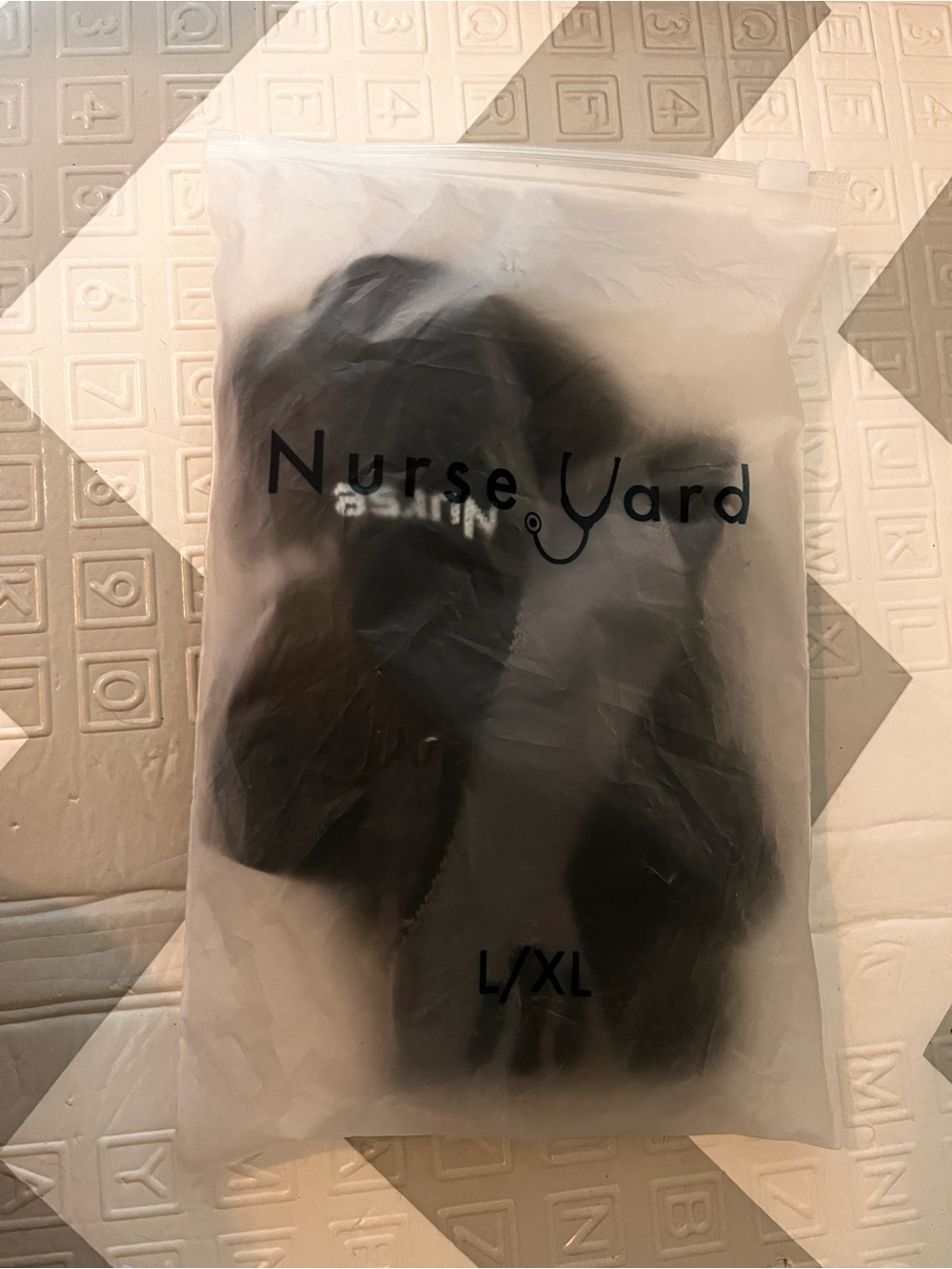 Nurse Yard Black Socks L/XL - Packaged